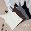 VL99 Lina Tank Top เสื้อกล้ามผ้าร่อง ป้ายVILA