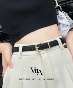 VILA | VEGAN BELT VK01 เข็มขัดหนัง Premium อะไหล่ทอง