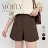 VILA | Molly Shorts Vi16 กางเกงขาสั้นซิปหลัง มีซับใน