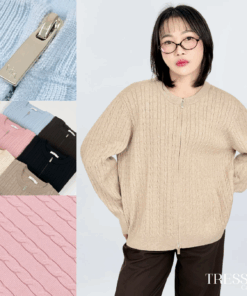 (พร้อมส่ง) VILA | TRESSER CARDIGAN VL114 เสื้อคลุมเปียซิป
