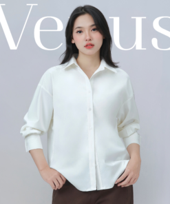 VILA | Venus Shirt VL125 เสื้อเชิ้ตสีพื้น