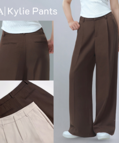 VILA | KYLIE PANTS TM36 กางเกงขากระบอกกลาง