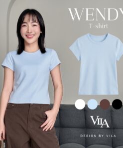 VL127 I เสื้อยืดคอกลม VILA